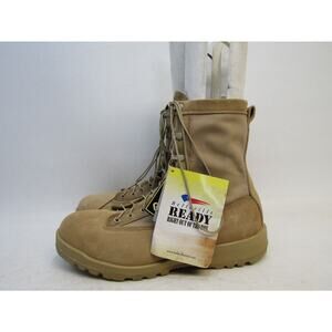 EUC Belleville Mens Sz 13.5 R Tan Suede Gore-Tex Combat Tactical Military Boots
